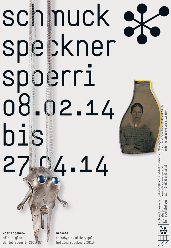 EXPO 'Jewelry by Bettina Speckner & Daniel Spoerri' - Schmuckmuseum Pforzheim (DE) - 8 Fevr.-27 Avril 2014 dans Allemagne (DE) 2014_01_exposicao_Schmuckmuseum_g