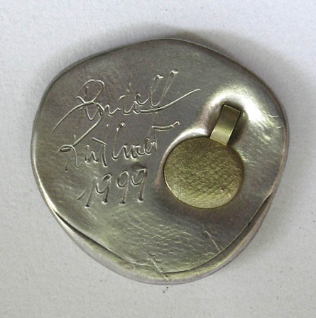 1999 medalha 150; atelier novo   prata 925 150; ouro amarelo 750